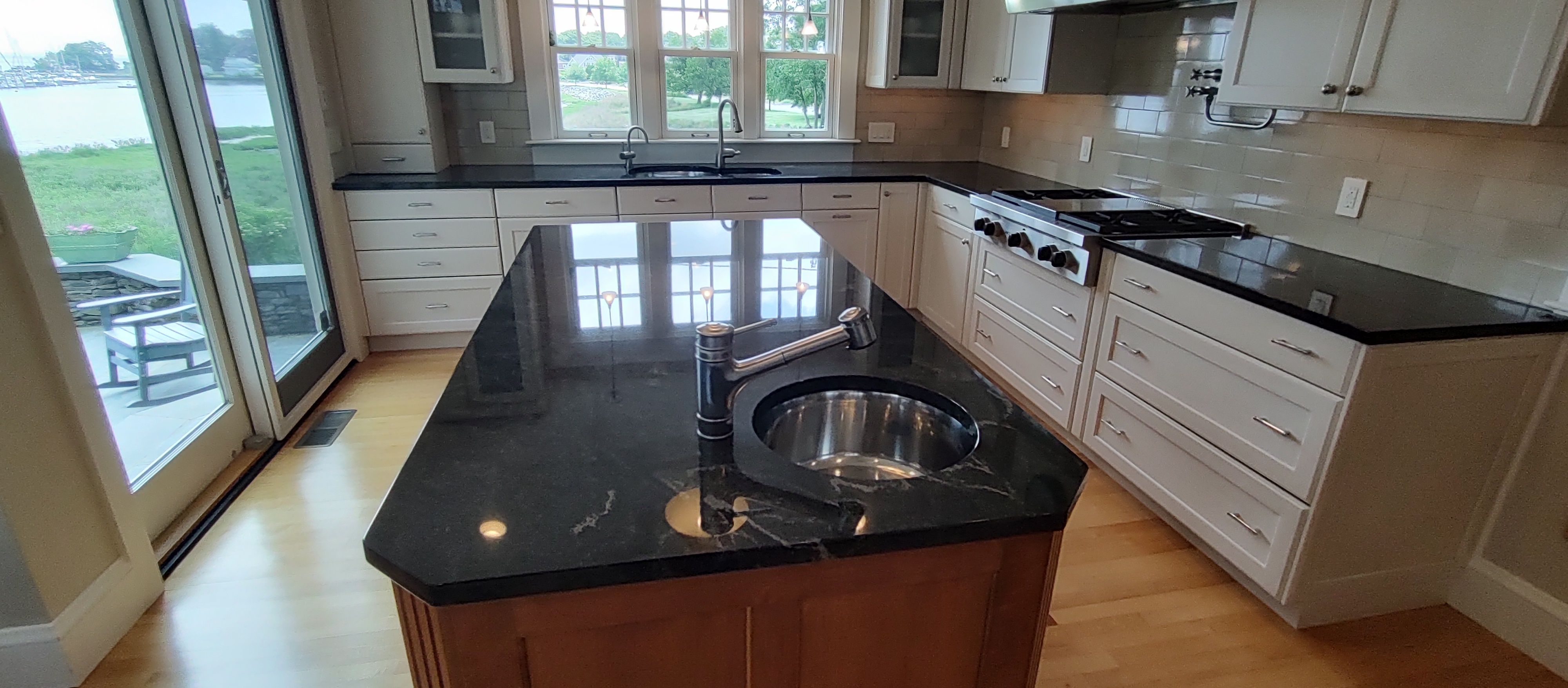 Polished Black Granite